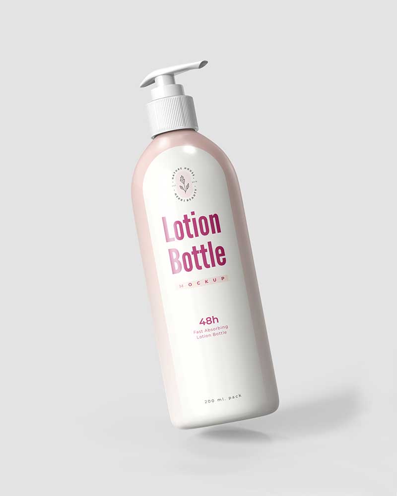 Simple Lotion Bottle