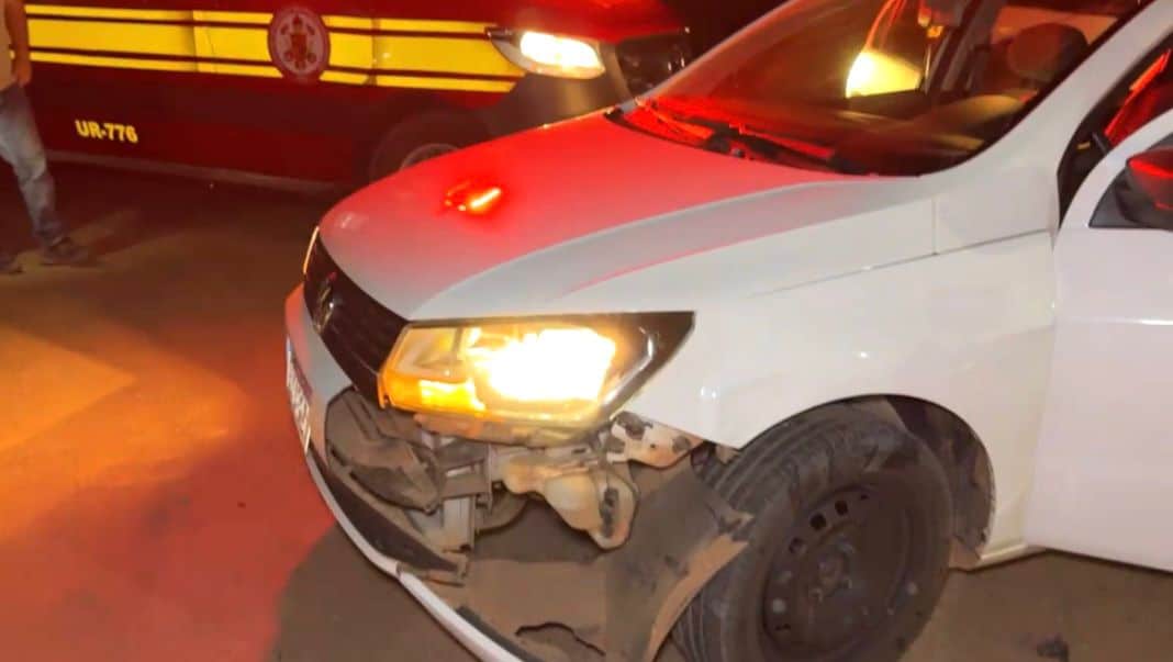 Motociclista é hospitalizado após colisão com carro na MT-140 em Sinop