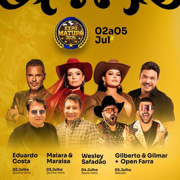 Abertura da ExpoMatupá 2025 com show de Eduardo Costa reúne grande público