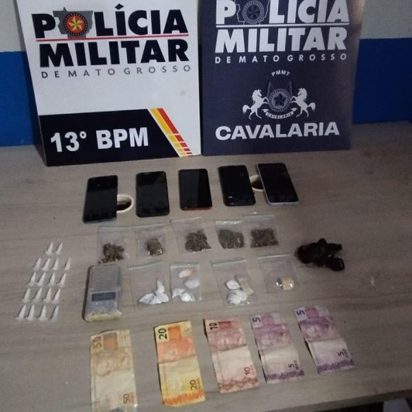 Dupla é presa por tráfico de drogas durante Operação Tolerância Zero em Lucas do Rio Verde